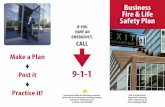 Make a Plan - Puget Sound Firepugetsoundfire.org/wp-content/uploads/2016/12/27546-KFD-Business... · Business Fire & Life Safety Plan Make a Plan ... Fire Extinguisher Class: This