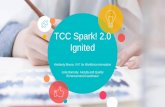 TCC Spark! 2.0 Ignited - c.ymcdn.com · Kimberly Moore, V.P. for Workforce ... providing entrepreneurship education as a lifelong learning process. Mission. ... Replicate the multi