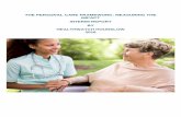 THE PERSONAL CARE FRAMEWORK: MEASURING THE IMPACT INTERIM ... · THE PERSONAL CARE FRAMEWORK: MEASURING THE IMPACT INTERIM REPORT BY HEALTHWATCH HOUNSLOW ... We would like to thank