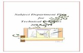 Subject Department Plan for Technical Graphics 2013 … · Subject Department Plan for Technical Graphics ... and three dimensional configurations and their elements in the solution