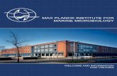 MAX PLANCK INSTITUTE FOR MARINE … The Max Planck Institute for Marine Microbiology (MPIMM) is officially founded in Bremen and hosted by the Bremer Innovations- und Technologiezentrum