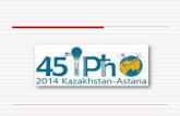 45 IPhO Astana. Kazakhstanipho.org/problems-and-solutions/2014/2014_IPhO_Presentation_of... · 2014 Kazakhstan-Astana . c-(EåtiA . N sin a — N sin a = MR2 Inv - 2MV ma mg . mv