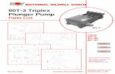 80T-3 Triplex Plunger Pump - Fluid Systems · Parts List Triplex Plunger Pump 80T-3 Rated input horsepower “T” Triplex Stroke Length (in.) Fluid end pressure ranges “L” Low,