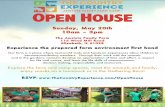 Open House - The Country Experience House Sunday, May 20th 10am – 3pm The Amstutz Family Farm 115 Wind Mill Road Elizabeth, IL 61028 Experience the prepared farm environment first