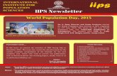 Volume 57 Numbers 1 & 2 January 2016 World …iipsindia.org/pdf/IIPSNLVol.57No.1.2Jan.2016.pdfVolume 57 Numbers 1 & 2 January 2016. ... Aashubhashan Pratiyogita,Antakshari Pratiyogita