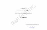 Arizona’s Infant and Toddler... · Arizona’s Infant and Toddler Developmental Guidelines 1st Edition PLEASE FORWARD ALL COMMENTS TO: Cami Ehler, Program Specialist cehler@azftf.gov