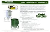 High Vacuum Dust Collectors - Kernic Systemskernicsystems.com/wp-content/uploads/2017/10/Brochure_-_High...with filters • Pulse cleaning system for continuous operation, reduced