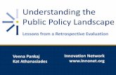 Understanding the Public Policy Landscape - … the Public Policy Landscape Lessons from a Retrospective Evaluation Veena Pankaj Kat Athanasiades Innovation Network