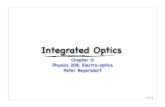 ch 11-Integrated Optics - San Jose State University 11-Integrate… · Document info ch 11. Integrated Optics Chapter 11 Physics 208, Electro-optics Peter Beyersdorf 1. ch 11. Dielectric