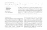 Electrodeposition and characterization of Pt coatings on ...mokslozurnalai.lmaleidykla.lt/publ/0235-7216/2015/4/238–243.pdf · cyanide electrochemical destruction is an important