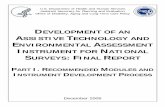 DEVELOPMENT OF AN SSISTIVE TECHNOLOGY AND … · ... working aging adults, and older ... coordination and research to promote the ... is assistive technology in increasing older Americans