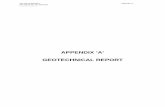 APPENDIX ‘A’ GEOTECHNICAL REPORT - Winnipeg · GEOTECHNICAL REPORT . Prepared by: ... drill equipped with a hollow 150 mm diameter core barrel. ... A copy of the Guideline is