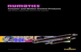 Actuator and Motion Control Products - ASCO - Home - … Asset Library/numatics-series-488-repairable... · Numatics, Inc. is a leading manufacturer of pneumatic products and motion