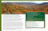 white mountains region - New Hampshire Campground …€¦ ·  · 2017-01-10Mt Washington Valley hamber of ommerce ... the White Mountains Region is a four-season destination for