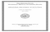 ARIZONA REVISED STATUTES - Arizona State - AZ REVISED STATUTES AS... · ARIZONA REVISED STATUTES . LAWS AS AMENDED . ... federal controlled substances act ... report to the overnor