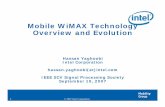 Mobile WiMAX Technology Overview and Evolution - IEEE · Mobile WiMAX Technology Overview and Evolution Hassan Yaghoobi ... – Downlink: Sub-channel may be ... MCS selection probability,