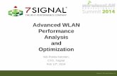 Advanced WLAN Performance Analysis and Optimization · –Passing the Type Approval ... Fragmentation threshold default value usually 2346B (>1500B, no fragmenting) 19 ... dropping