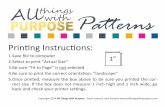 Patterns - All Things with Purpose Printing Instructions: ... Turn right side out and stich in the ditch across the neckline. ... Glue or stitch foam sole pads on the