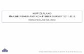 NEW ZEALAND MARINE FISHER AND NON-FISHER ... ZEALAND MARINE FISHER AND NON-FISHER SURVEY 2011-2012 RECREATIONAL FISHING AREAS NATIONAL RESEARCH BUREAU, AUCKLAND, TEL: (09) 630 0655,