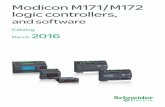 Modicon M171/M172 logic controllers, - 4.imimg.com ™ HVAC is the ... The Modicon M171/M172 logic controllers are available with or without embedded display. See pages 12, 16 and