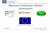 Myanmar Cookstoves Market Assessment · This figure is based on primary sources obtained from the Myanmar Household Cooking Survey –TNS ... (especially oil ... A comprehensive questionnaire