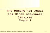 Chapter 1 – The Demand for Audit and Other Assurance …deltauniv.edu.eg/.../wp-content/uploads/Ar… · PPT file · Web view · 2017-10-26The Demand for Audit and Other Assurance