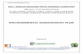 M/s. RADHA KRISHNA MICA MINING COMPANY - …environmentclearance.nic.in/writereaddata/FormB/EC/EIA...Environmental Management Plan 1 M/s. RADHA KRISHNA MICA MINING COMPANY [ML area