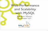 Web Performance and Scalability with MySQL Performance and Scalability with MySQL Ask Bjørn Hansen Develooper LLC 1 Ask Bjørn Hansen Develooper LLC Real World Web Scalability MySQL