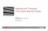 Advanced Threats: The New World Order · List of RSA offerings within Gartner control layers Technologies Solution Offerings Authentication Technology RSA SecurID Advanced Threat