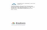 Prefeasibility Report for Proposed Chloromethanes Manufacturing …environmentclearance.nic.in/writereaddata/Online/TOR/0… ·  · 2016-05-05Prefeasibility Report for Proposed Chloromethanes