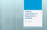 CMAA Legislative & Regulatory Update Leg and Regulatory Update for Georgia.pdf · Club Managers Association of America. No ... Regulations last updated in 2004 ... receive $821.70