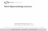 Net Operating Losses - Spidell Publishing, Inc. ·  · 2015-11-06NET OPERATING LOSSES . ... • Identify adjustments when calculating an alternative minimum tax NOL . Category: Taxes