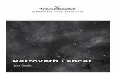 Retroverb Lancet - VERMONA Lancet has a large gain range that allows line- as well as inst-rument-level-signals to be connected and adequately pre ... bass or Clavinet directly.