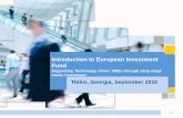 Introduction to European Investment Fund · Introduction to European Investment Fund ... European Commission – 2012 figure . SME Development Stages ... PowerPoint Presentation