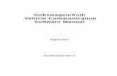 Volkswagen/Audi Vehicle Communication … Vehicle Communication Software Manual August 2013 ... Contact your sales repr esentative for availabilit y of accessories, other modules,