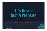 It’s Never Just A Website - WordCamp Baltimore, MD – … ·  · 2017-10-18It’s Never Just A Website Brought to you by a savvy design studio, ... It’s never just a website,