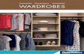 PlaceMakers WARDROBES · EASY GUIDE TO CHOOSING YOUR NEW WARDROBE 1. Select the configuration and size that best suit your needs; tower shelf with or without drawers? 2400mm, 1800mm