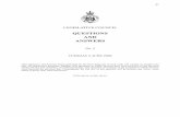 QUESTIONS AND ANSWERS - Parliament of NSW · Minister for Ports and Waterways, ... Answer— (1) As neither company is active in New South Wales and no ... Legislative Council Questions