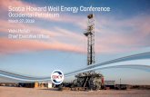 Scotia Howard Weil Energy Conference Occidental … Leadership 5% - 8+% Low-Cost Inventory Industry-Leading Decline Rate ~15% in 2018 Technology and Innovation Social and Environmental