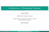 Architecture of Embedded Systems - Autenticação · Architecture of Embedded Systems José Costa Software for Embedded Systems Departamento de Engenharia Informática (DEI) Instituto