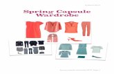 Spring capsule wardrobe booklet - Looking Stylish · life so it includes smart ofﬁce wear, outﬁts she can wear for more casual business days, weekend wear and some formal ...