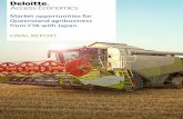 Market opportunities for Queensland agribusiness from … · Market opportunities for Queensland agribusiness from FTA ... Deloitte Access Economics has been engaged by ... • The