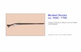 Musket Stocks ca. 1650 - 1700 - Feuerwaffen · 7 Ca. 1620, Match Lock Musket, German Ca. 1620, Target Rifle, Swiss 8 Ca. 1630, Match Lock Musket, German Ca. 1630, Wheel Lock Musket,
