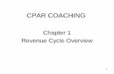 CPAR COACHING - hfmacpar.orghfmacpar.org/CPARGuides/37_51_106.pdf · CPAR COACHING Chapter 1 Revenue Cycle Overview 1. Patient Access ... •Monitor cash collections at “point of
