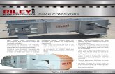DRAG CONVEYORS - Riley Equipment · Easy-Flo/Sure-Flo Drag Conveyor Specifications ... alignment thru 12” models. ... Curved and Straight Incline Drag Conveyors Standards