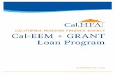 GRANT Loan Program - California Housing Finance Agency · 01/02/2018 · CALIFORNIA HOUSING FINANCE AGENCY Cal-EEM + GRANT ... Miscellaneous Lakeview Loan Servicing Underwriting ...