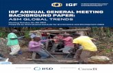 IGF ANNUAL GENERAL MEETING BACKGROUND PAPERigfmining.org/wp-content/uploads/2017/10/ASM-Report-IGF-2017-AGM... · year term as Secretariat for the IGF in October 2015. Funding is