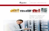 Superior back-up power solutions for IT and UPS · Smart decisions IT and UPS Solutions Powerful solutions for IT and UPS applications With over one hundred years’ experience in