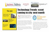 This week Technology Trends event coming to city next ...delawarebusinessnow.com/wp-content/uploads/2015/04/Latest-Bulletin... · City’s new MyPower loan program. The program allows