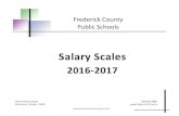 FCPS FY2017 Salary Scales - Frederick County · Salary Scales 2016‐2017 1415 Amherst Street 540‐662‐3888 Winchester, Virginia 22601